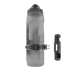 Fidlock TWIST Bottle 800 + Bike Base Set - Transparant Zwart -Fietsonderdelen Winkel 09653 TBL fidlock twist bottle800 single render explosion