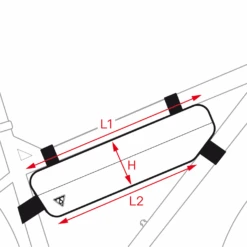 Topeak MidLoader - 4,5 Liter - Frametas - Groen 7 Topeak MidLoader - 4,5 Liter - Frametas - Groen -Fietsonderdelen Winkel 15003027 detail 3