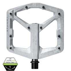 Crankbrothers Stempel 2 Klein - Onbewerkt Zilver
