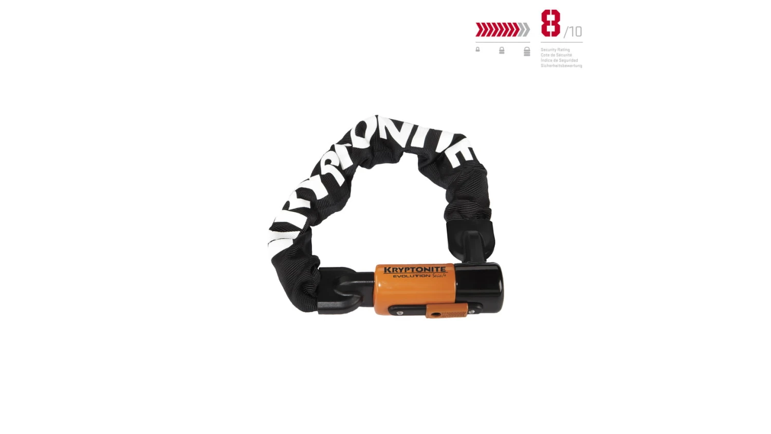 Kryptonite Evolution Series 4 Geïntegreerd Ketting 1055 Mini Kettingslot 1 Kryptonite Evolution Series 4 Geïntegreerd Ketting 1055 Mini Kettingslot