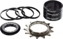 Reverse Singlespeed Kit 13T Tandwiel + 7 Spacers - Zwart