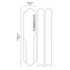 Kettingboogbeschermer - Honingraatstructuur Zwart -Fietsonderdelen Winkel Chain 1
