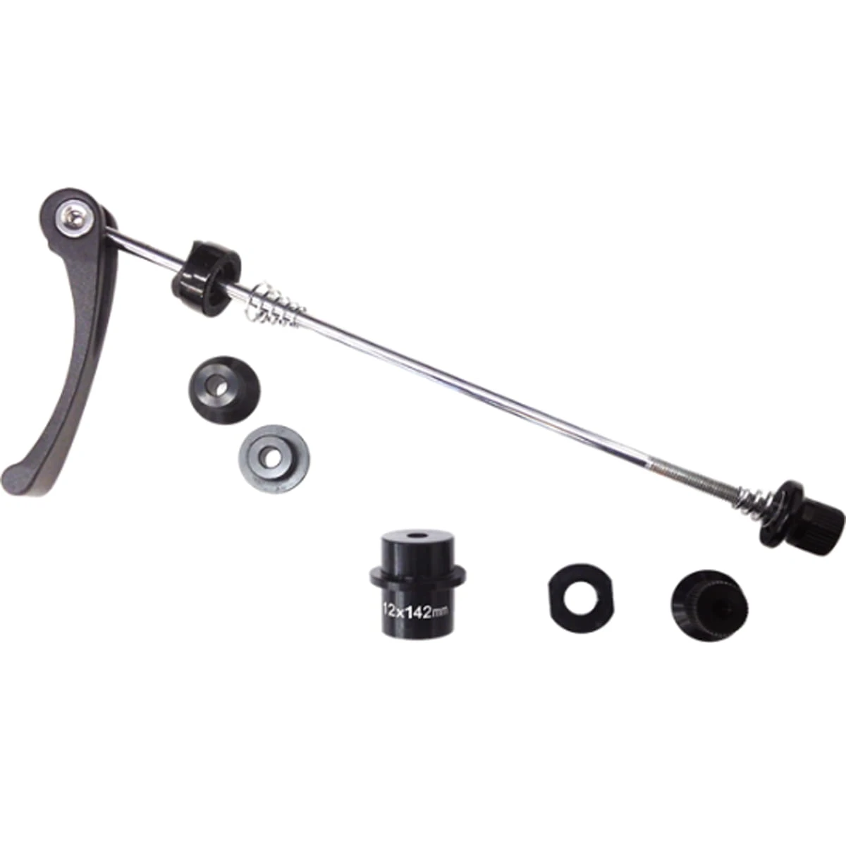 Wahoo Fitness KICKR 12x142 Adapter Snelspanner/steekas 1 Wahoo Fitness KICKR 12x142 Adapter Snelspanner/steekas