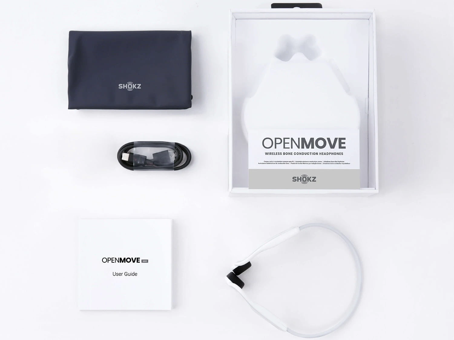 SHOKZ OpenMove Grijs 4 SHOKZ OpenMove Grijs - Afbeelding 4