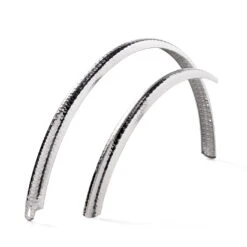 Blingers Spatbord Set Gehamerd Zilver