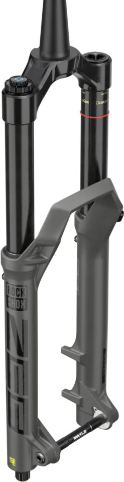 Rock-shox ZEB Ultimate Debon Air+ RC2 - 27,5 Inch - 170 Mm Veerweg, Taps Toelopend, 44 Mm Offset - Grijs