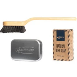 Schwalbe Natural Bike Soap Starter Set Zeep, Blik En Schoonmaakborstel